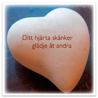 Dubbelt kort - Ditt hjärta skänker glädje