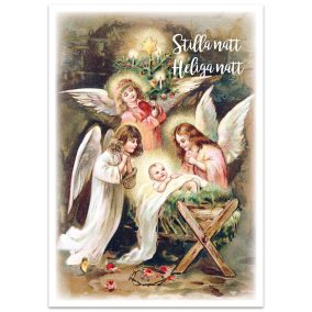 Dubbelt julkort - bo5009