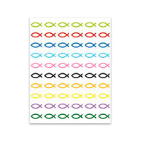 Klistermärken - Fiskar