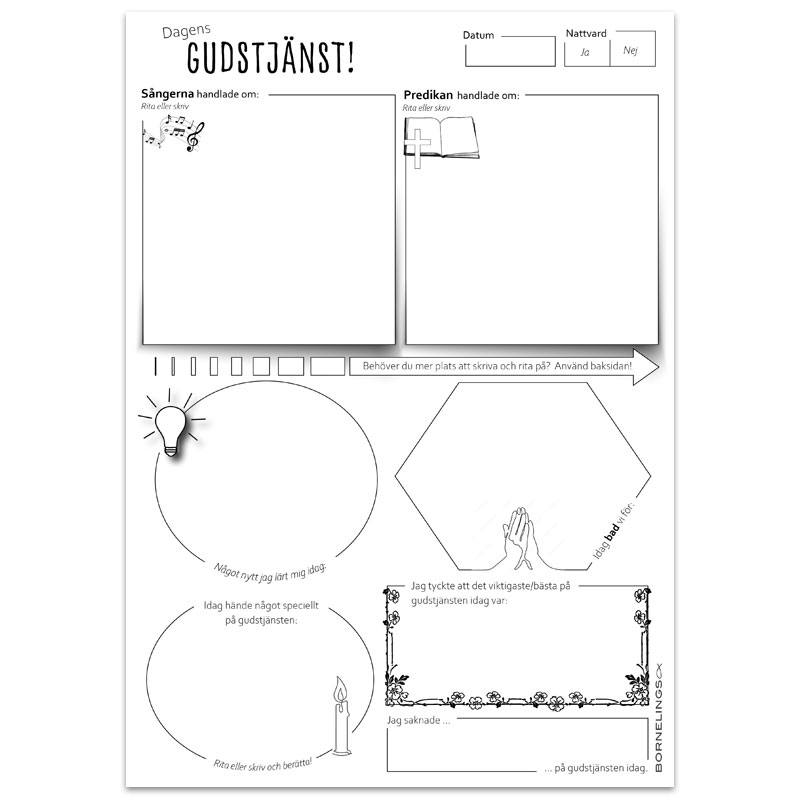 Gudstjänstblad - bp652 Gudstjänstblad - bp652