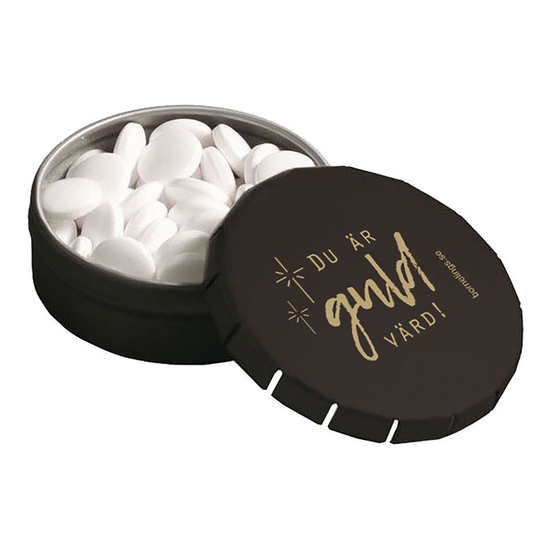 Plåtask med mintpastiller - bp680sv Plåtask med mintpastiller - bp680sv