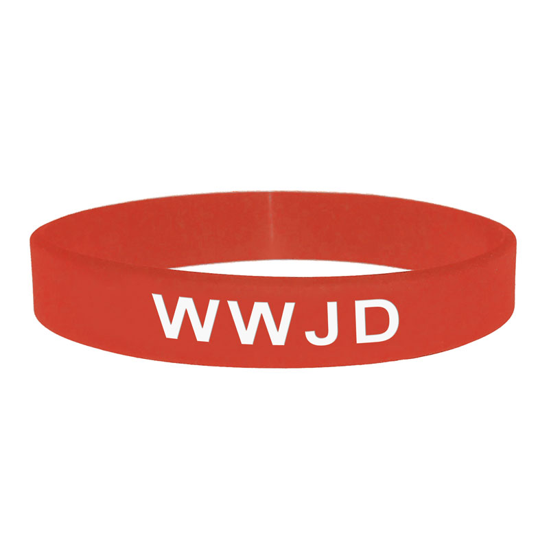 Silikonarmband WWJD Silikonarmband WWJD