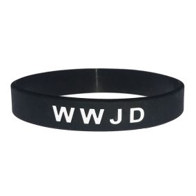Silikonarmband WWJD