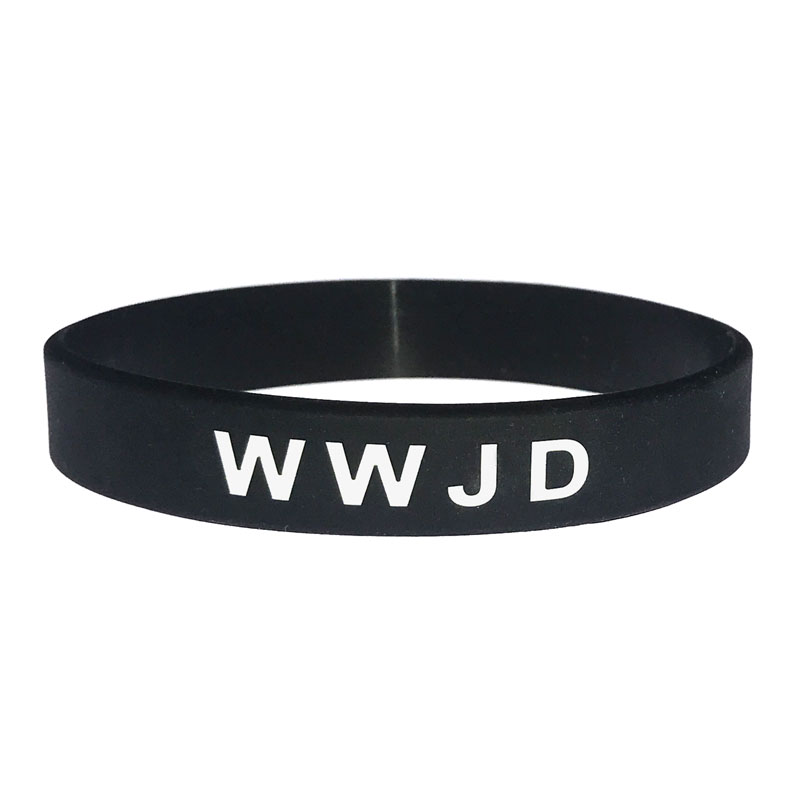 Silikonarmband WWJD Silikonarmband WWJD