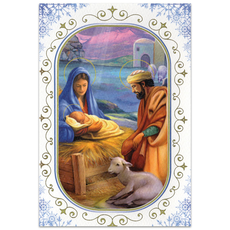 cr060792-1 Dubbelt julkort