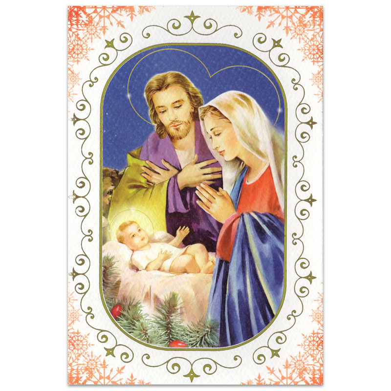 cr060792-2 Dubbelt julkort