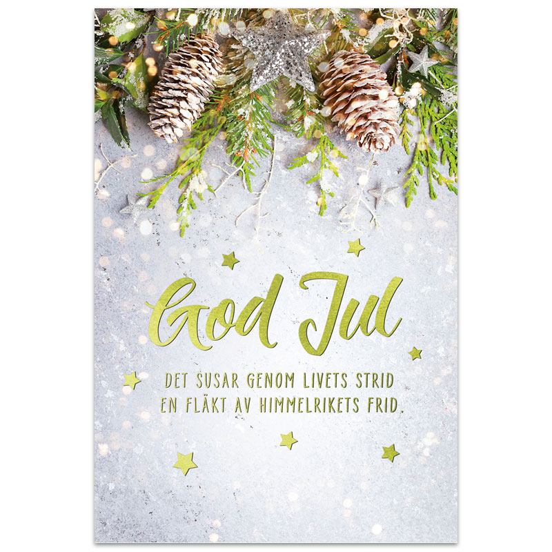 ke22-1126 Dubbelt julkort