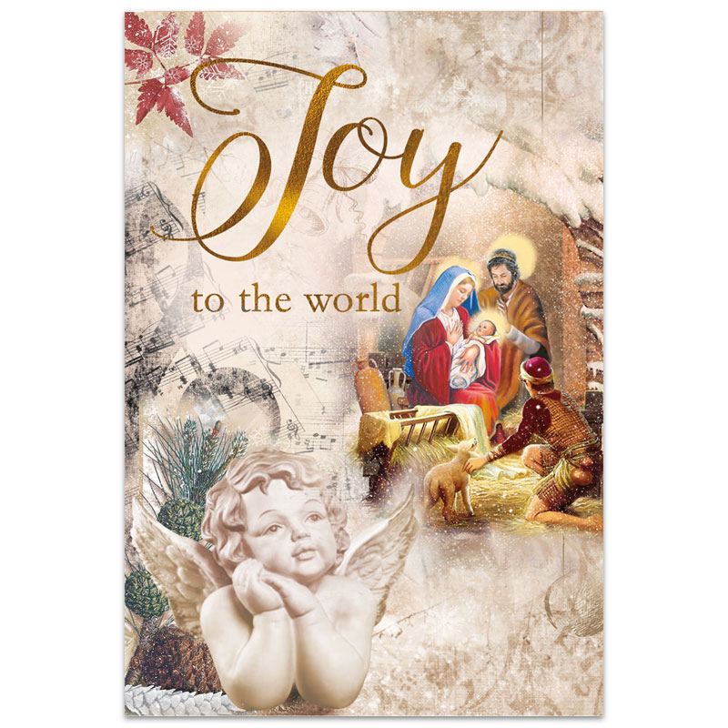 ke22-1524 Dubbelt julkort