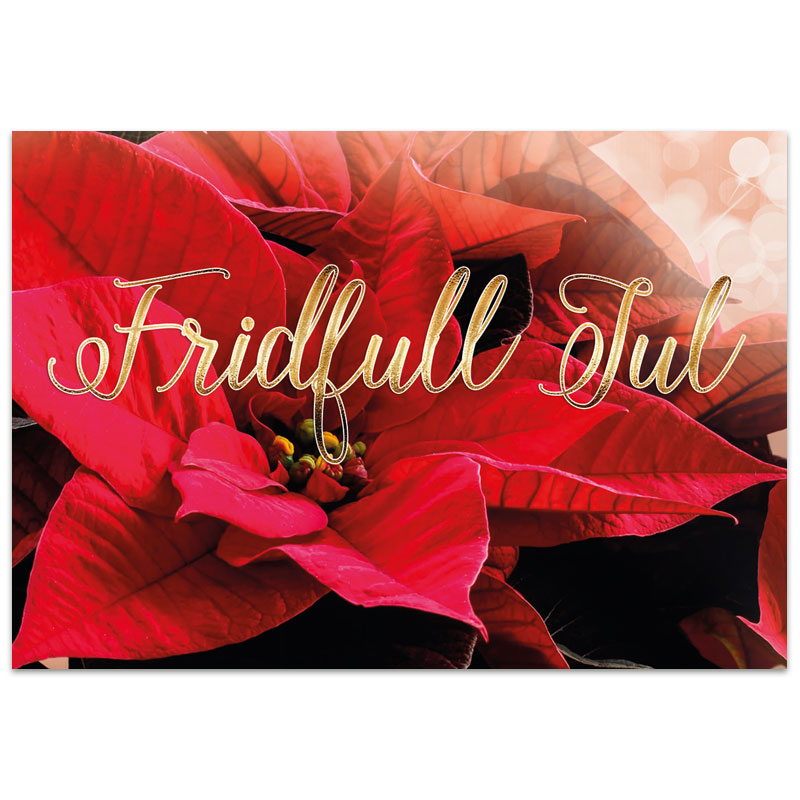 ke45-2214 Dubbelt julkort