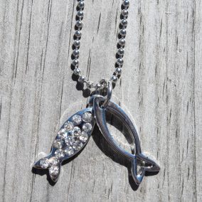 Halssmycke - Två fiskar