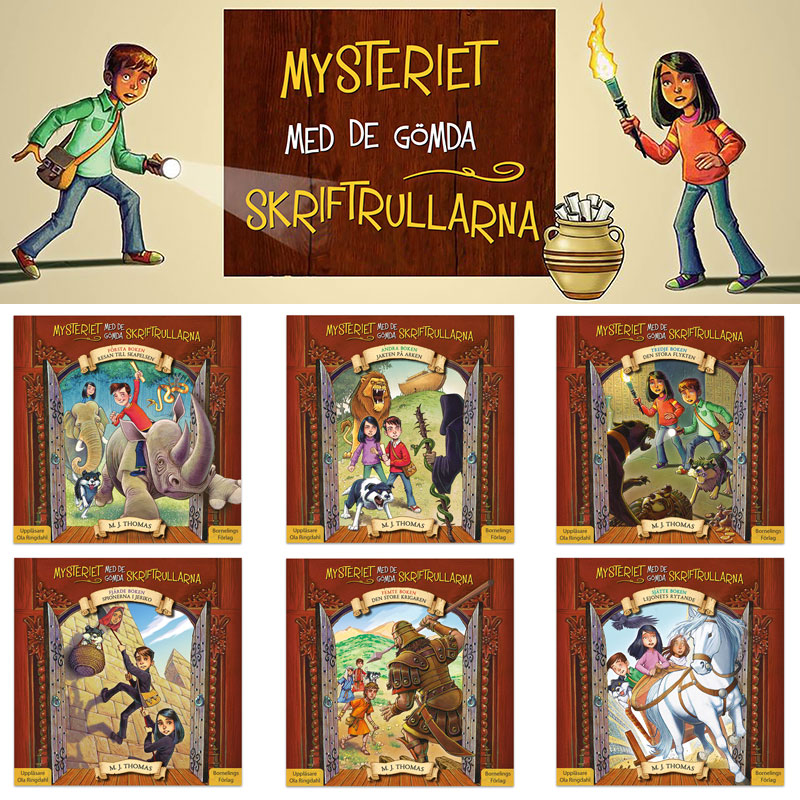 Ljudböcker - Mysteriet med de gömda skriftrullarna